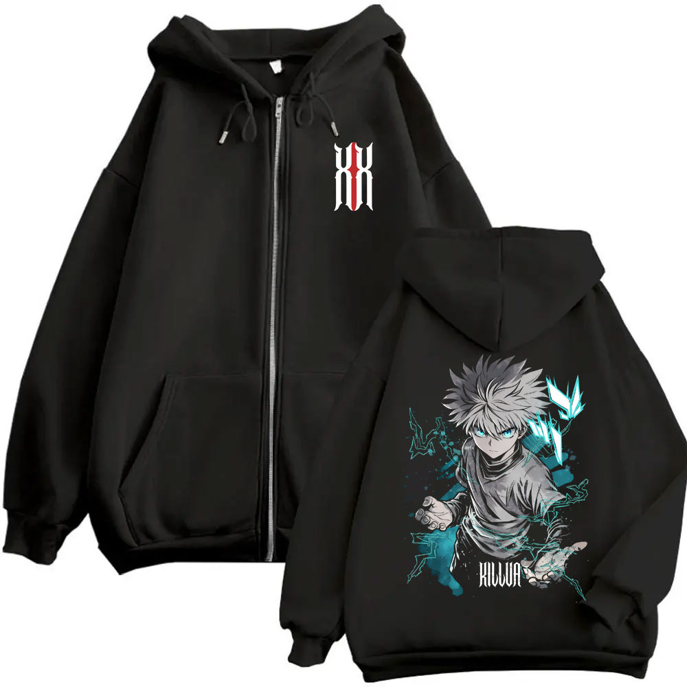 Anime Merch Hoodie - Anime Hunter X Hunter Killua Zoldyck