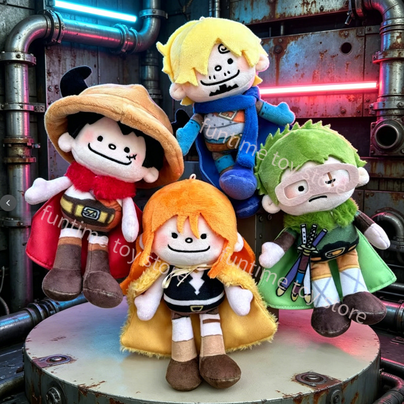 Luffy Anime Merchandise - 15CM Anime One Piece Plush Doll