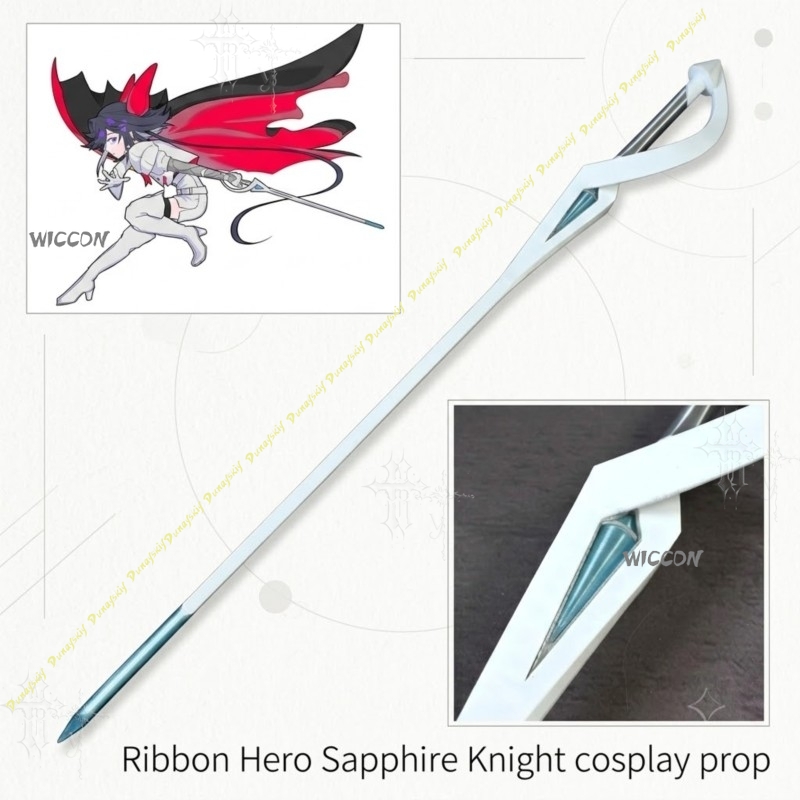 Anime Merchandise In Japanese - Sapphire Knight Cosplay Prop Ribbon Hero