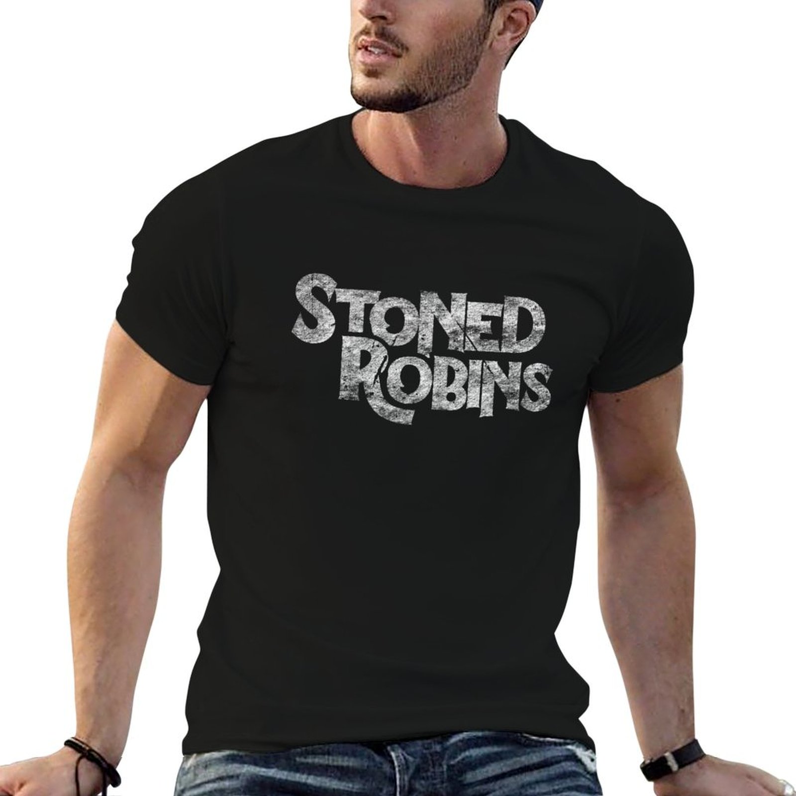 Anime Merchandise Names - Stoned Robins Name Merchandise T-Shirt anime