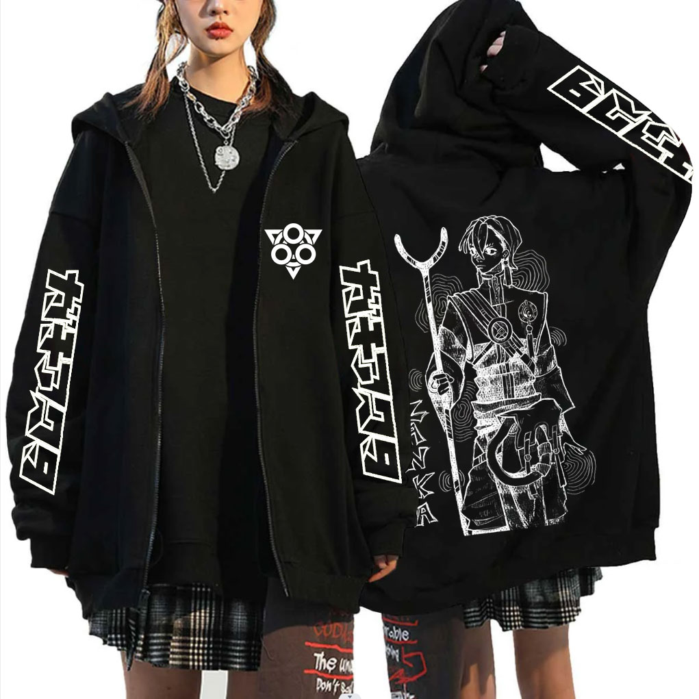 Anime Merch Hoodie - Anime Gachiakuta Zanka Merch Zipper Hoodie