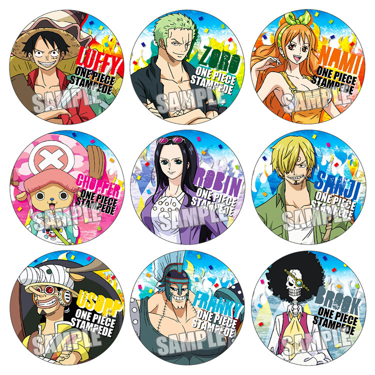 Luffy Anime Merchandise - One Piece Film Stampede Anime Badge