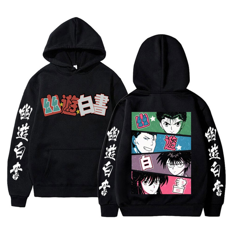 Anime Merch Hoodie - Anime YuYu Hakusho Merch Hoodie Men