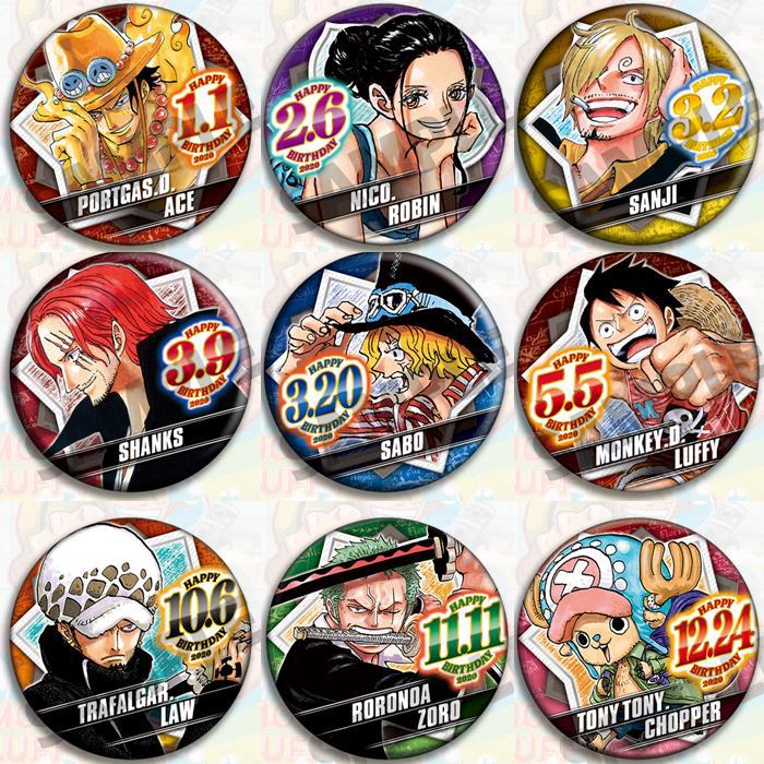One Piece Anime Badge Set Offi - Luffy Anime Merchandise recension och pris