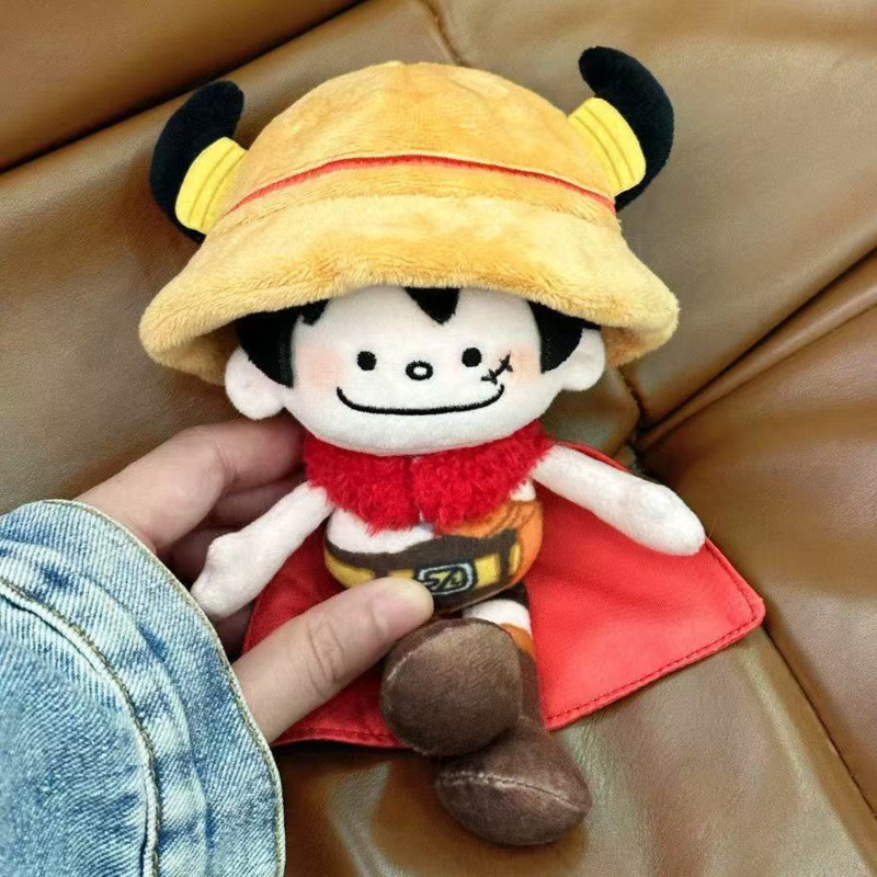 15CM Anime One Piece Plush Dol - Luffy Anime Merchandise recension och pris