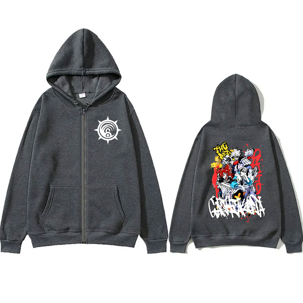 Anime Gachiakuta Rudo Zanka En - Anime Merch Hoodie recension och pris