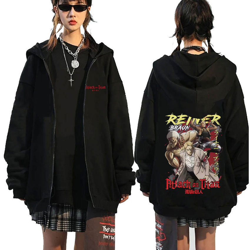 Anime Attack on Titan Reiner B - Anime Merch Hoodie recension och pris