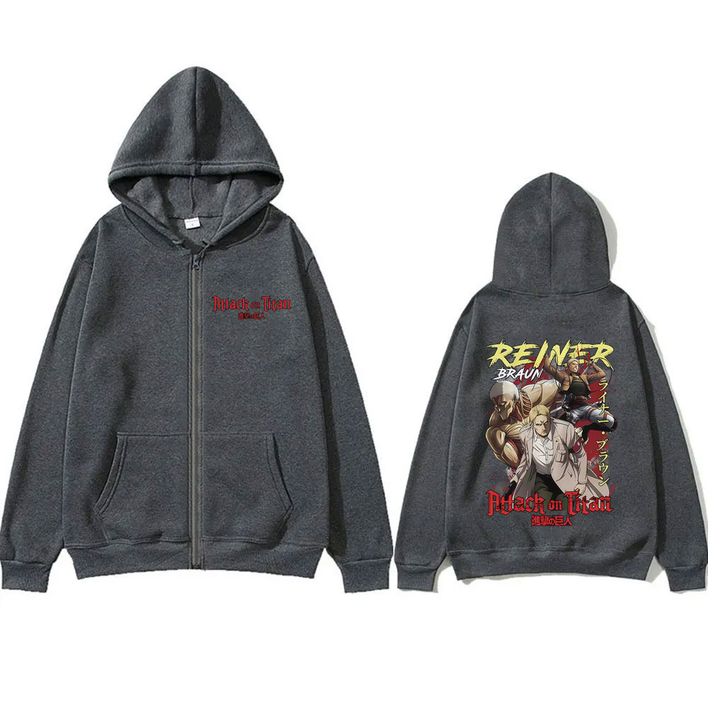 Anime Attack on Titan Reiner B - Anime Merch Hoodie recension och pris