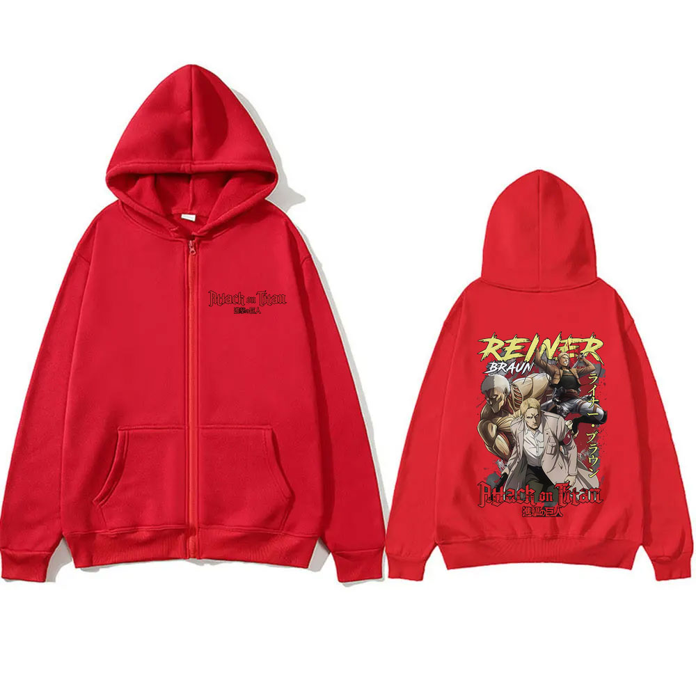 Anime Attack on Titan Reiner B - Anime Merch Hoodie recension och pris