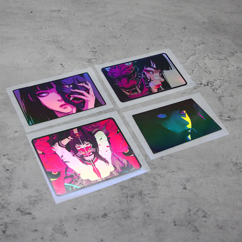 1PC High Adhesive Holographic  - Premium Anime Merchandise recension och pris