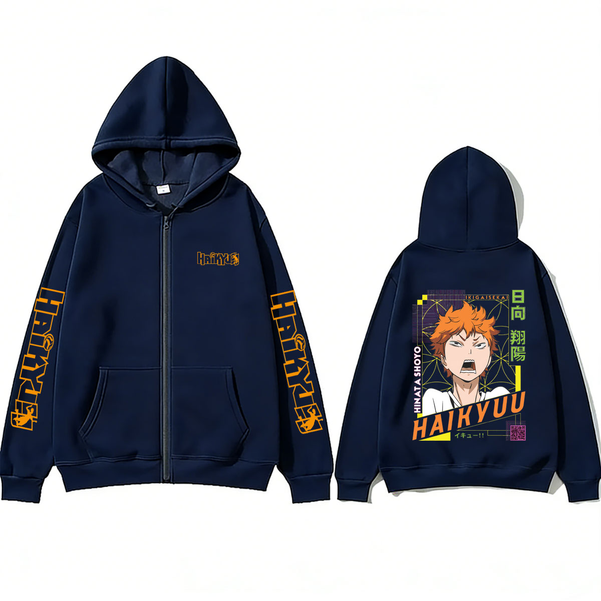 Anime Haikyuu Shoyo Hinata Mer - Anime Merch Hoodie recension och pris