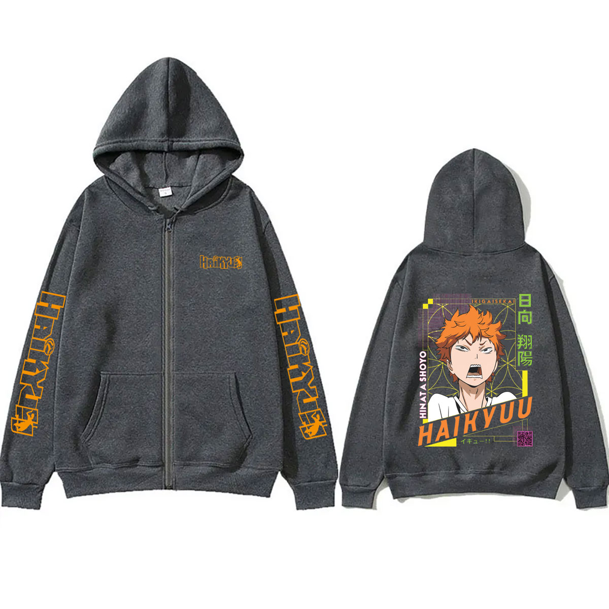 Anime Haikyuu Shoyo Hinata Mer - Anime Merch Hoodie recension och pris