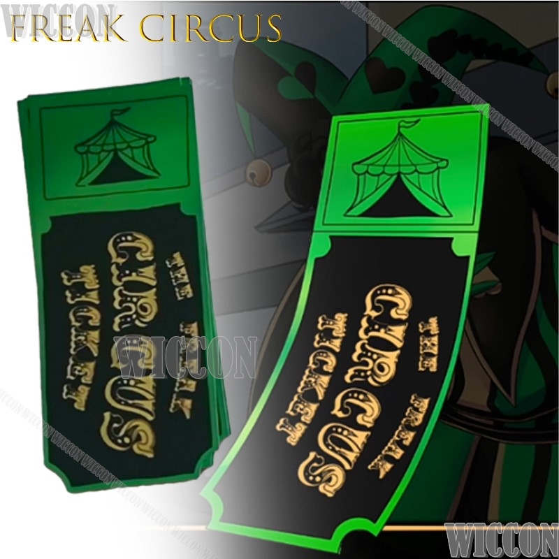 Freak Circus Ticket Card Red G - Anime Merchandise In Japanese recension och pris