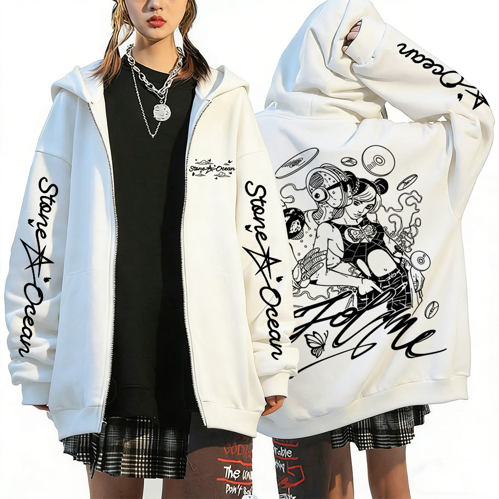 Anime Jojo Bizarre Adventure J - Anime Merch Hoodie recension och pris