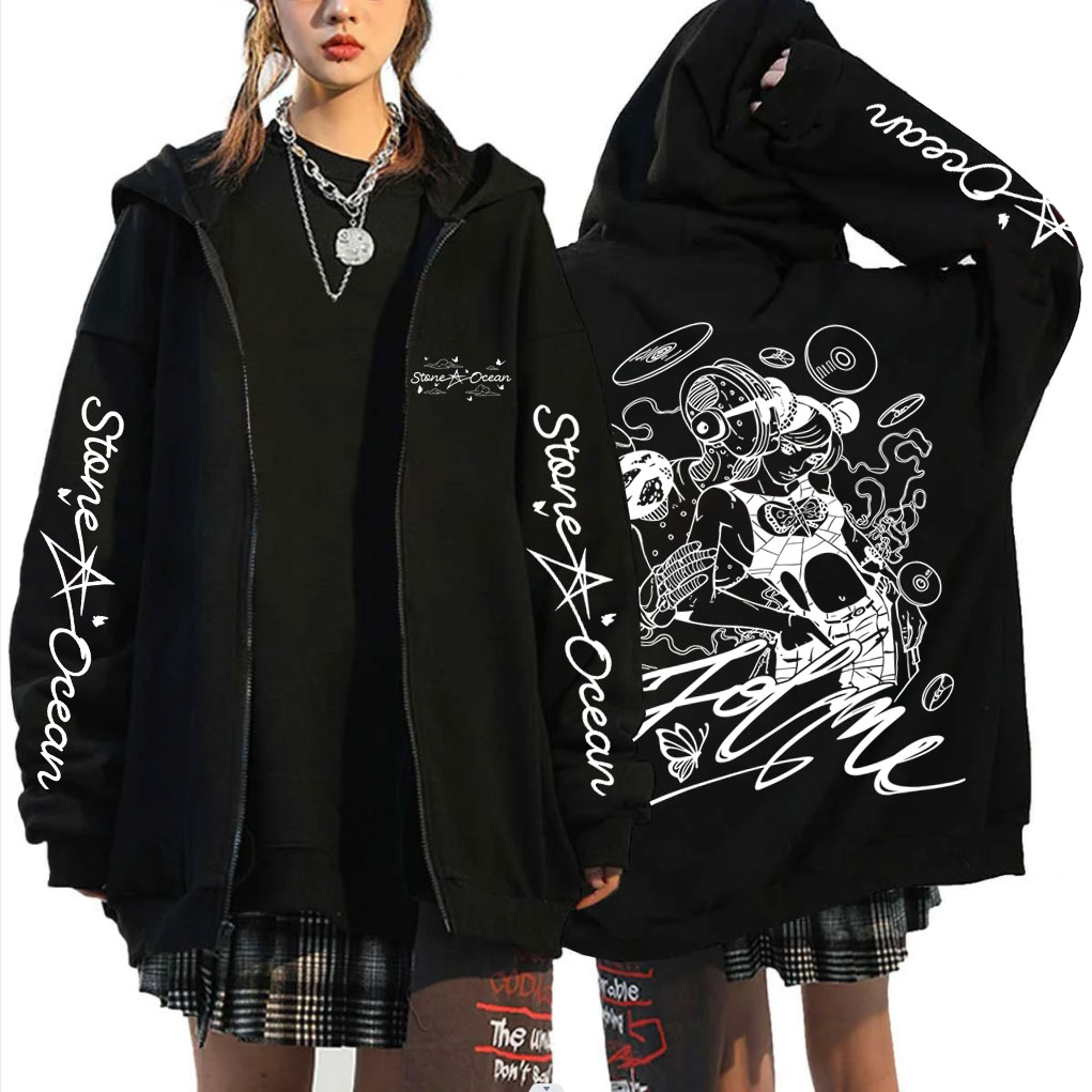 Anime Jojo Bizarre Adventure J - Anime Merch Hoodie recension och pris