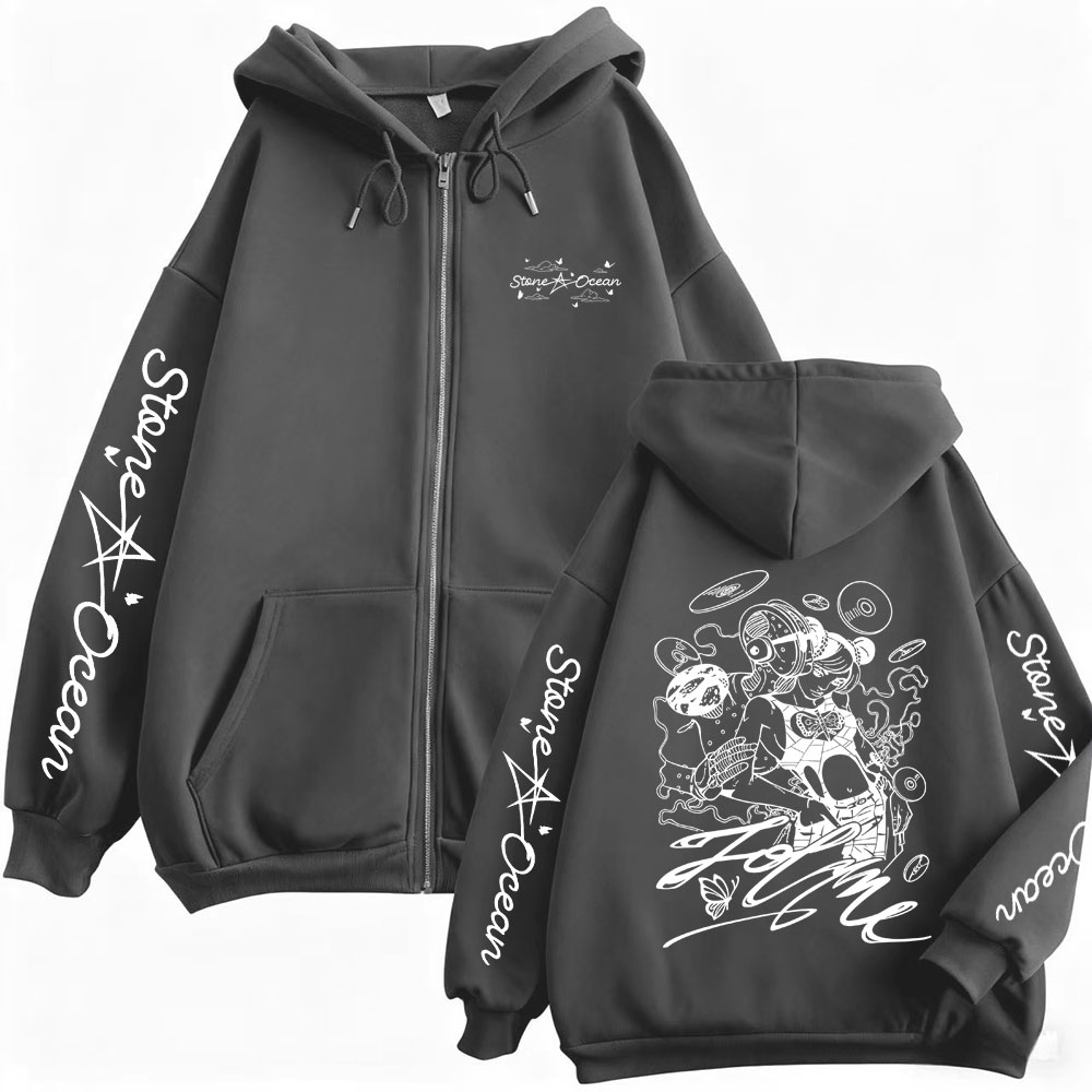 Anime Jojo Bizarre Adventure J - Anime Merch Hoodie recension och pris