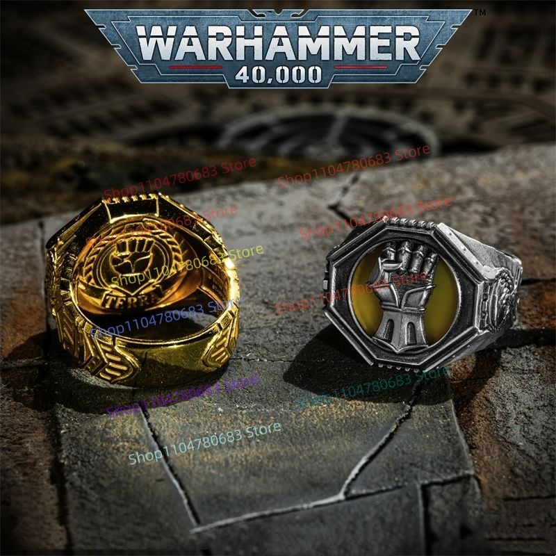 40K Imperial Fists Dorn Insign - Premium Anime Merchandise recension och pris