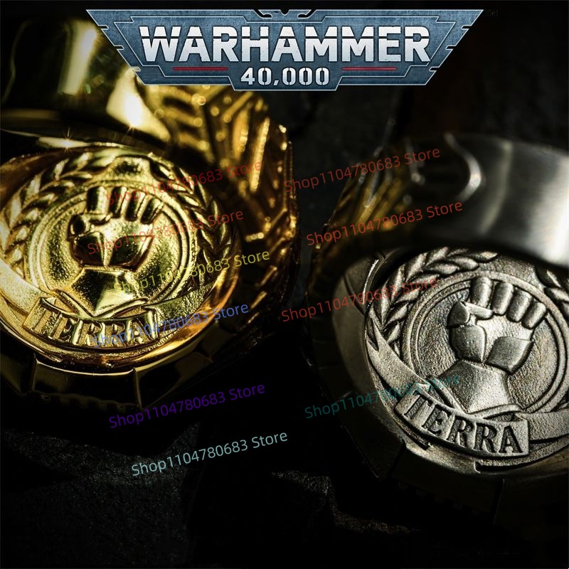 40K Imperial Fists Dorn Insign - Premium Anime Merchandise recension och pris