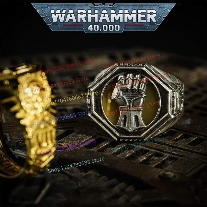 40K Imperial Fists Dorn Insign - Premium Anime Merchandise recension och pris