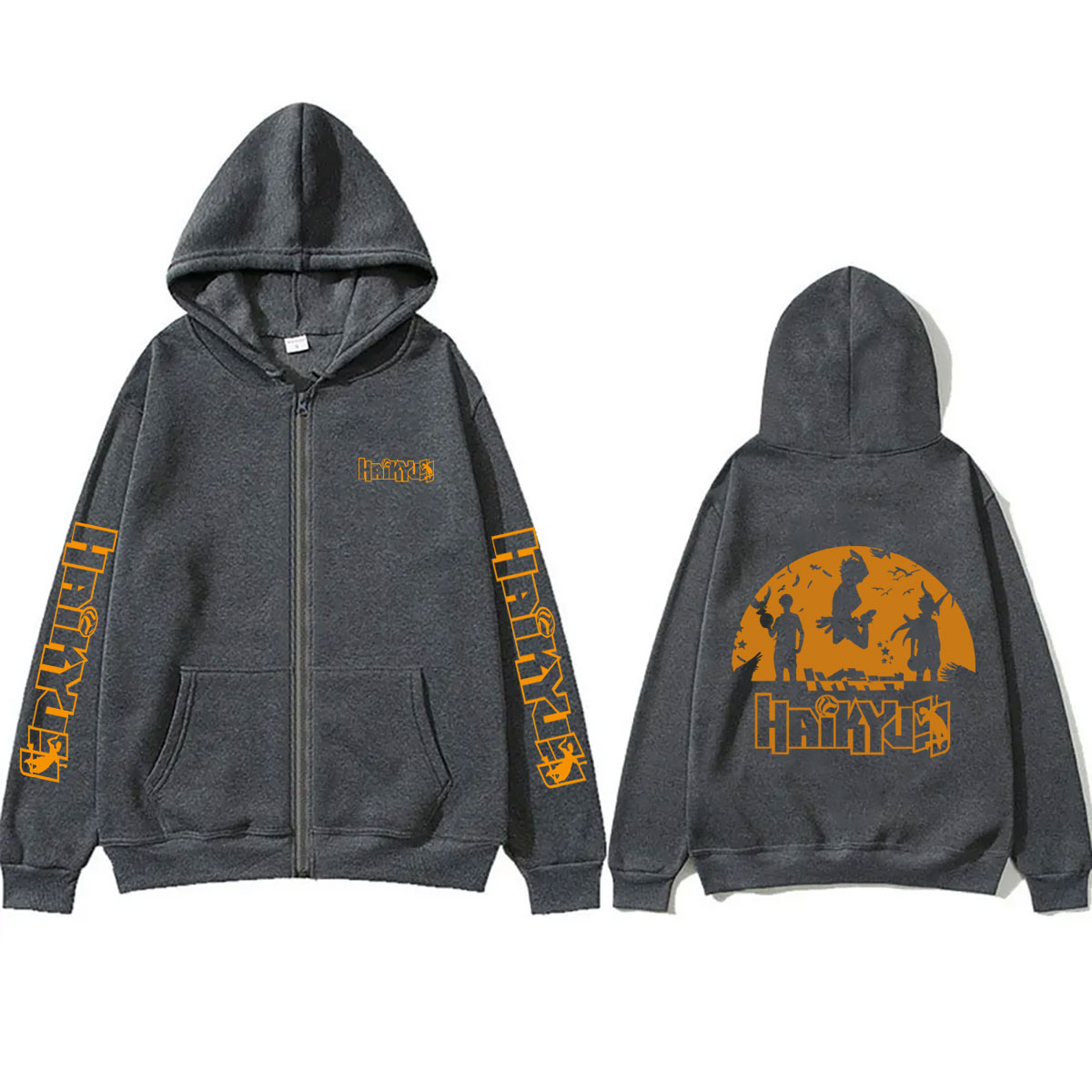 Anime Haikyuu Merch Zipper Hoo - Anime Merch Hoodie recension och pris