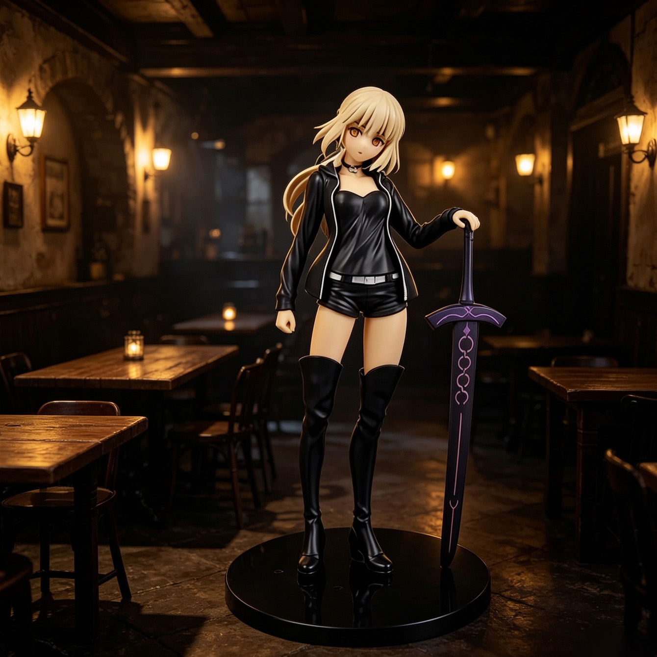 Anime Figurine Dark Knight Des - Premium Anime Merchandise recension och pris