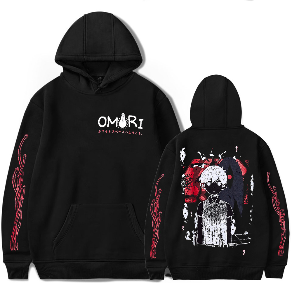 2023 Omori Red Space Hoodie Me - Anime Merch Hoodie recension och pris
