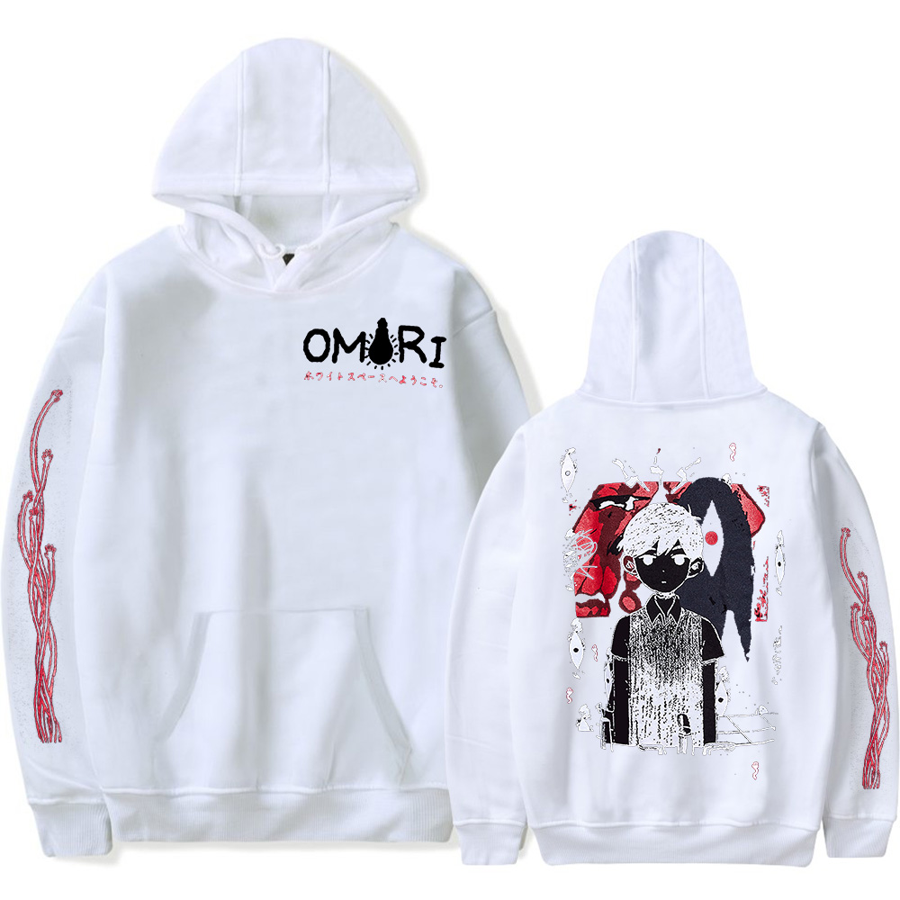 2023 Omori Red Space Hoodie Me - Anime Merch Hoodie recension och pris