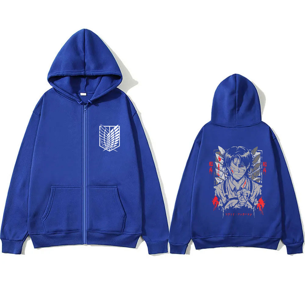 Anime Attack on Titan Levi Ack - Anime Merch Hoodie recension och pris