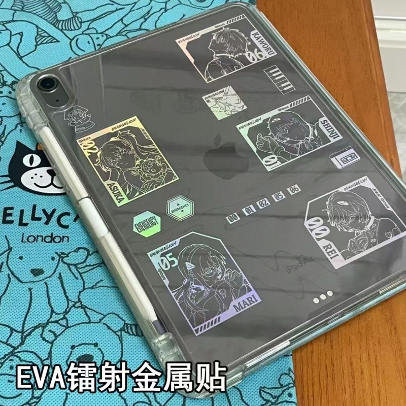 EVA Laser Sticker Shinji Rei A - Evangelion Anime Merchandise recension och pris