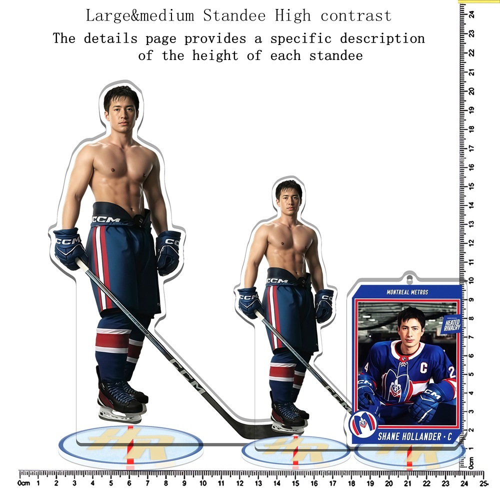 Heated Rivalry Figure Acrylic  - Acrylic Stand Figure recension och pris